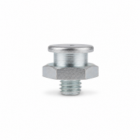 Flachschmiernippel DIN 3404 M1 (Ø16mm) M8 x 1,25 Stahl verzinkt