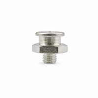 Flachschmiernippel DIN 3404 M1 (Ø16mm) M8 x 1,0 Stahl verzinkt