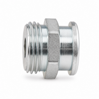 Flachschmiernippel DIN 3404 M22 (Ø22mm) G 1/2" Stahl verzinkt
