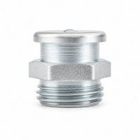 Flachschmiernippel DIN 3404 M22 (Ø22mm) G 1/2" Stahl verzinkt