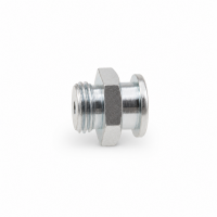 Flachschmiernippel DIN 3404 M1 (Ø16mm) G 1/4" Stahl verzinkt