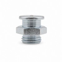 Flachschmiernippel DIN 3404 M1 (Ø16mm) G 1/4" Stahl verzinkt