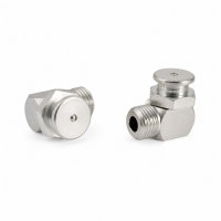 Flachschmiernippel DIN 3404 M1 (Ø16mm) G 1/4" 90° Winkel Stahl verzinkt