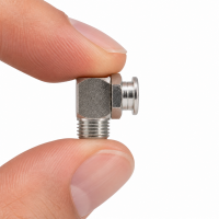 Flachschmiernippel DIN 3404 M1 (Ø16mm) G 1/4" 90° Winkel Stahl verzinkt
