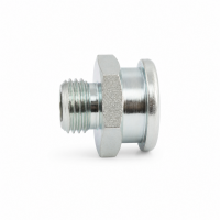 Flachschmiernippel DIN 3404 M22 (Ø22mm) G 1/4" Stahl verzinkt