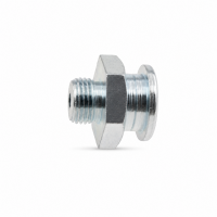 Flachschmiernippel DIN 3404 M1 (Ø16mm) G 1/8" Stahl verzinkt