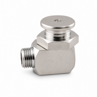 Flachschmiernippel DIN 3404 M1 (Ø16mm) G 1/8" 90° Winkel Stahl verzinkt