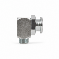 Flachschmiernippel DIN 3404 M1 (Ø16mm) G 1/8" 90° Winkel Stahl verzinkt