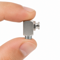 Flachschmiernippel DIN 3404 M4 (Ø10mm) G 1/8" 90° Winkel Stahl verzinkt