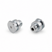 Flachschmiernippel DIN 3404 T1 G 1/8" Stahl verzinkt