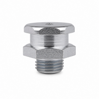 Flachschmiernippel DIN 3404 T1B G 1/8" Stahl verzinkt
