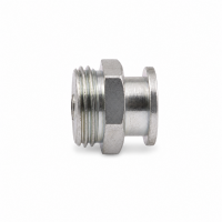 Flachschmiernippel DIN 3404 M1 (Ø16mm) G 3/8" Stahl verzinkt