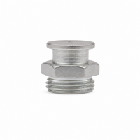 Flachschmiernippel DIN 3404 M1 (Ø16mm) G 3/8" Stahl verzinkt