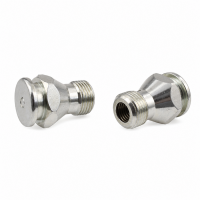 Flachschmiernippel DIN 3404 M22 G 3/8" Stahl verzinkt mit Stabventil 60°