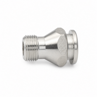 Flachschmiernippel DIN 3404 M22 G 3/8" Stahl verzinkt mit Stabventil 60°