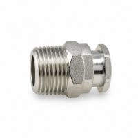 Flachschmiernippel DIN 3404 T1B G 3/8" Stahl verzinkt