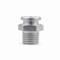 Flachschmiernippel DIN 3404 M1 (Ø16mm) NPT 1/4" Stahl verzinkt