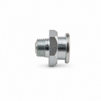 Flachschmiernippel DIN 3404 M1 (Ø16mm) NPT 1/8" Stahl verzinkt
