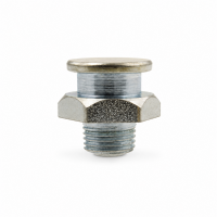 Flachschmiernippel DIN 3404 M1 (Ø16mm) NPT 1/8" Stahl verzinkt