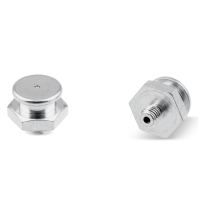 Flachschmiernippel DIN 3404 M1 (Ø16mm) 1/4"...
