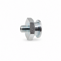 Flachschmiernippel DIN 3404 M1 (Ø16mm) 1/4" UNF Stahl verzinkt
