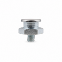 Flachschmiernippel DIN 3404 M1 (Ø16mm) 1/4" UNF Stahl verzinkt