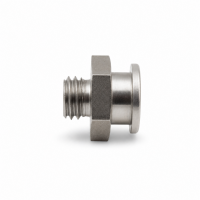 Flachschmiernippel DIN 3404 M1 (Ø16mm) M10 x 1,5 Edelstahl V2A