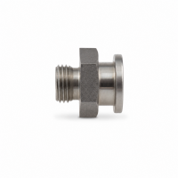 Flachschmiernippel DIN 3404 M1 (Ø16mm) M10 x 1,0 Edelstahl V2A