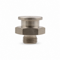 Flachschmiernippel DIN 3404 M1 (Ø16mm) M10 x 1,0 Edelstahl V2A