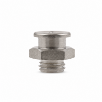 Flachschmiernippel DIN 3404 M1 (Ø16mm) M12 x 1,5 Edelstahl V2A