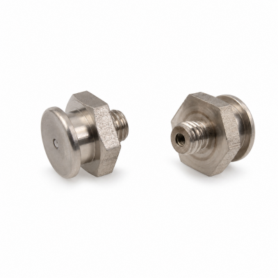Flachschmiernippel DIN 3404 M1 (Ø16mm) M8 x 1,25 Edelstahl V2A