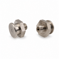 Flachschmiernippel DIN 3404 M1 (Ø16mm) M8 x 1,25 Edelstahl V2A
