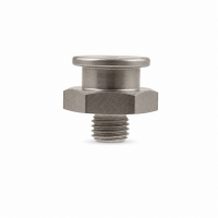 Flachschmiernippel DIN 3404 M1 (Ø16mm) M8 x 1,0 Edelstahl V2A