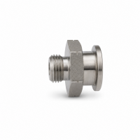 Flachschmiernippel DIN 3404 M1 (Ø16mm) G 1/8" Edelstahl V2A