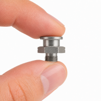 Flachschmiernippel DIN 3404 M1 (Ø16mm) G 1/8" Edelstahl V2A
