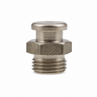 Flachschmiernippel DIN 3404 M4 (Ø10mm) G 1/8" Edelstahl V2A