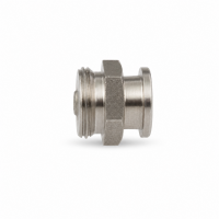 Flachschmiernippel DIN 3404 M1 (Ø16mm) G 3/8" Edelstahl V2A
