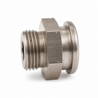 Flachschmiernippel DIN 3404 M22 (Ø22mm) G 3/8" Edelstahl V2A