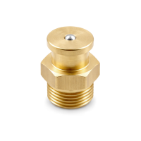 Flachschmiernippel DIN 3404 M4 (Ø10mm) M10 x 1,0 Messing