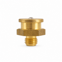 Flachschmiernippel DIN 3404 M22 (Ø22mm) M12 x 1,5 Messing