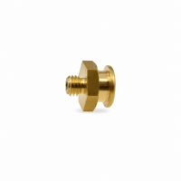 Flachschmiernippel DIN 3404 M1 (Ø16mm) M8 x 1,25 Messing