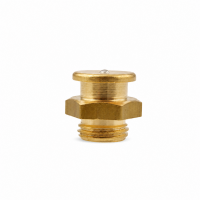 Flachschmiernippel DIN 3404 M1 (Ø16mm) G 1/4" Messing