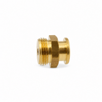 Flachschmiernippel DIN 3404 M1 (Ø16mm) G 3/8" Messing
