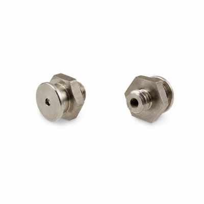 Flachschmiernippel DIN 3404 M1 (Ø16mm) M10 x 1,5 Edelstahl V4A