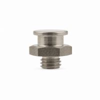 Flachschmiernippel DIN 3404 M1 (Ø16mm) M10 x 1,5 Edelstahl V4A