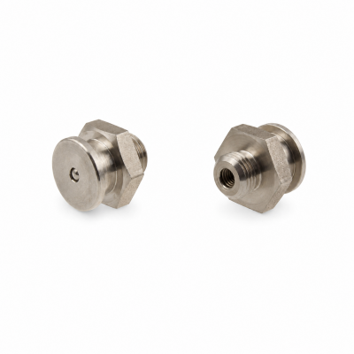 Flachschmiernippel DIN 3404 M1 (Ø16mm) M10 x 1,0 Edelstahl V4A