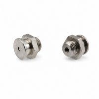 Flachschmiernippel DIN 3404 M1 (Ø16mm) M12 x 1,5 Edelstahl V4A