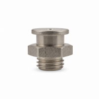 Flachschmiernippel DIN 3404 M1 (Ø16mm) M12 x 1,5 Edelstahl V4A