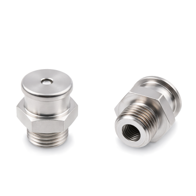 Flachschmiernippel DIN 3404 M22/L (Ø22mm) M16 x 1,5 Edelstahl V4A