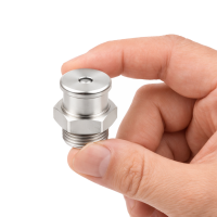 Flachschmiernippel DIN 3404 M22/L (Ø22mm) M16 x 1,5 Edelstahl V4A